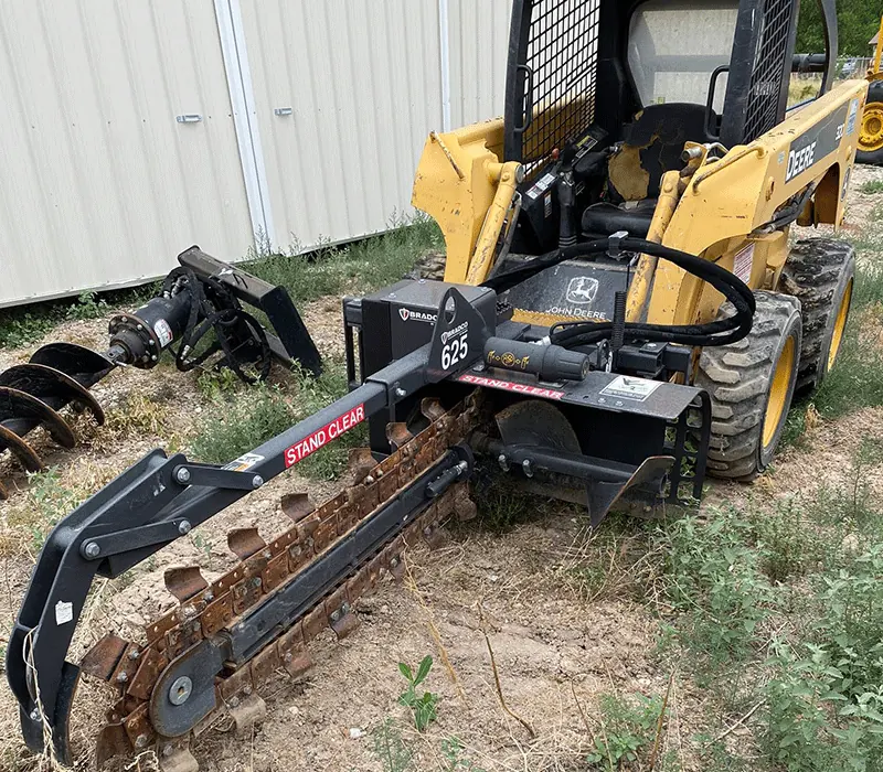 Trencher attachment from Weekend Warriors.