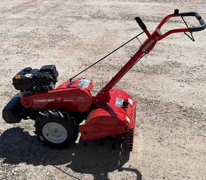 Push-behind rototiller from Weekend Warriors.